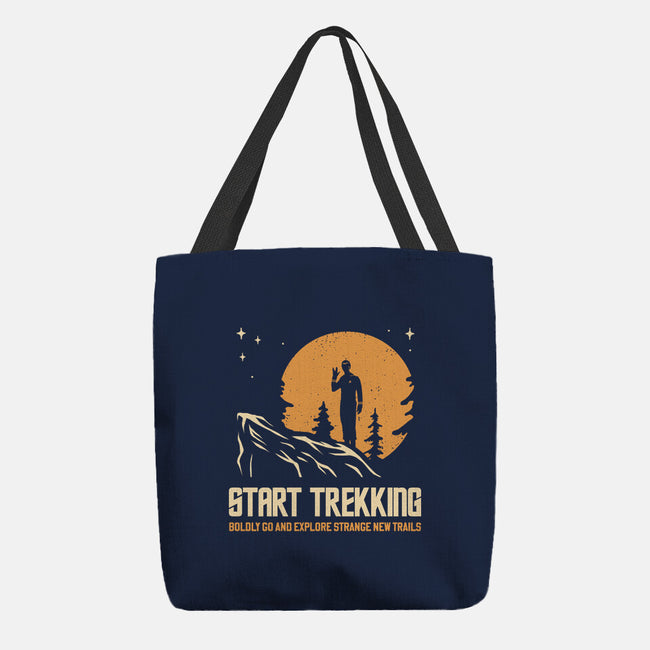 Start Trekking-None-Basic Tote-Bag-retrodivision