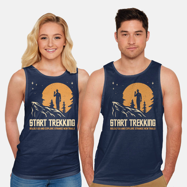 Start Trekking-Unisex-Basic-Tank-retrodivision