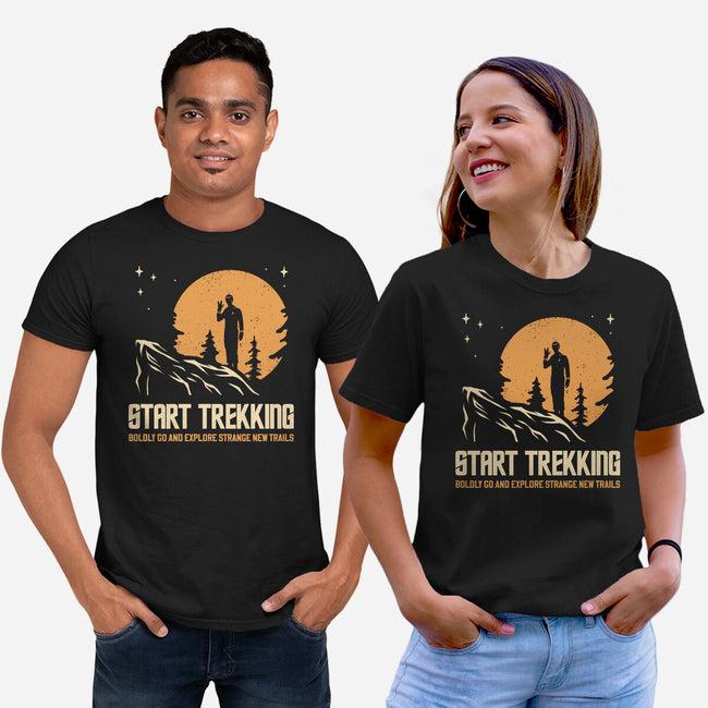 Start Trekking-Unisex-Basic-Tee-retrodivision