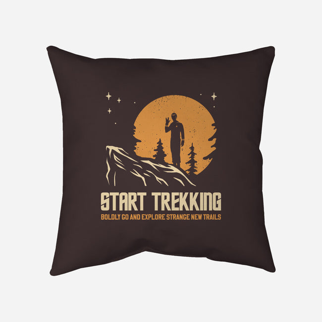 Start Trekking-None-Removable Cover w Insert-Throw Pillow-retrodivision