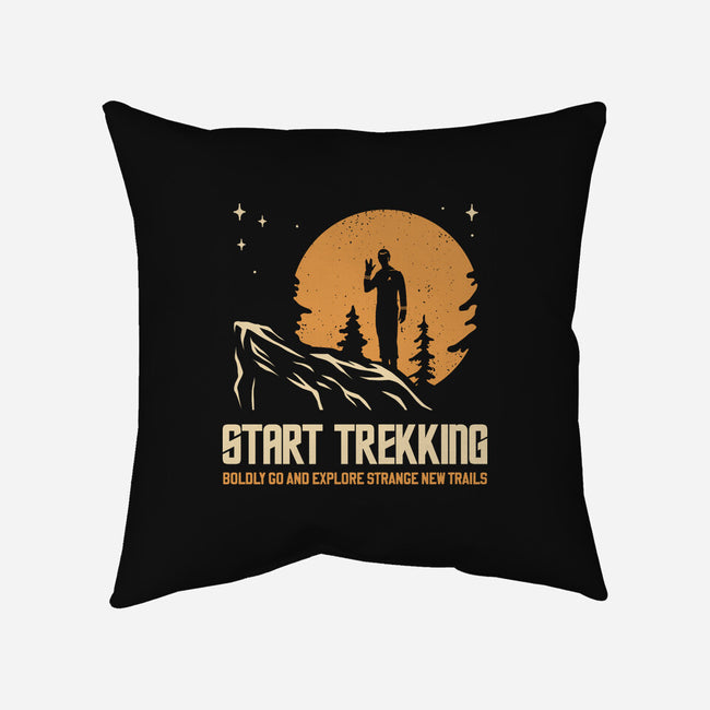 Start Trekking-None-Removable Cover-Throw Pillow-retrodivision