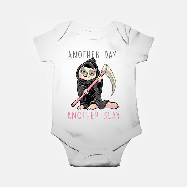 Another Day Another Slay-Baby-Basic-Onesie-glitchygorilla