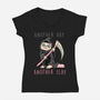 Another Day Another Slay-Womens-V-Neck-Tee-glitchygorilla