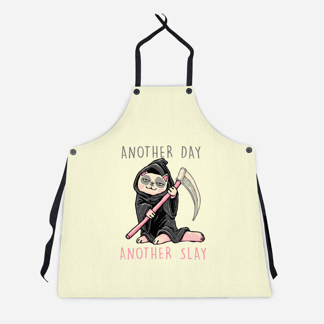 Another Day Another Slay-Unisex-Kitchen-Apron-glitchygorilla