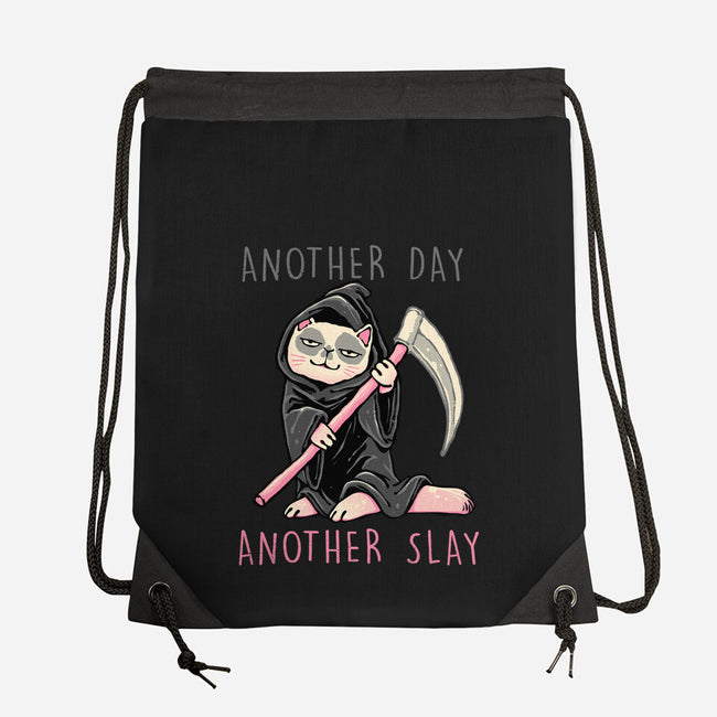 Another Day Another Slay-None-Drawstring-Bag-glitchygorilla