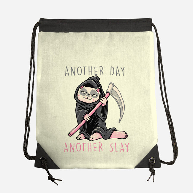 Another Day Another Slay-None-Drawstring-Bag-glitchygorilla