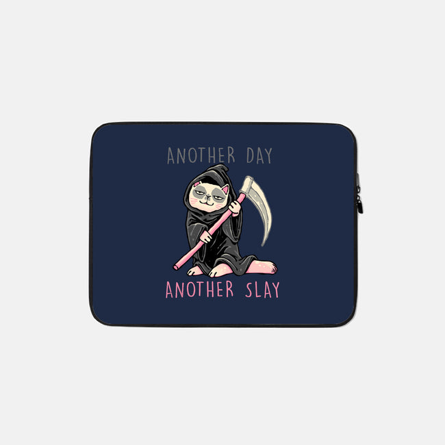 Another Day Another Slay-None-Zippered-Laptop Sleeve-glitchygorilla