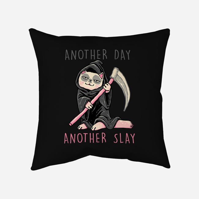 Another Day Another Slay-None-Removable Cover w Insert-Throw Pillow-glitchygorilla