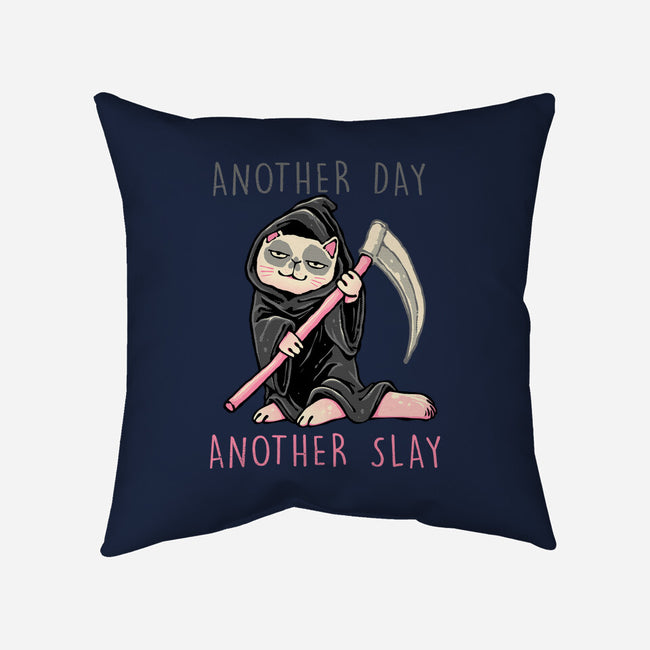 Another Day Another Slay-None-Removable Cover w Insert-Throw Pillow-glitchygorilla