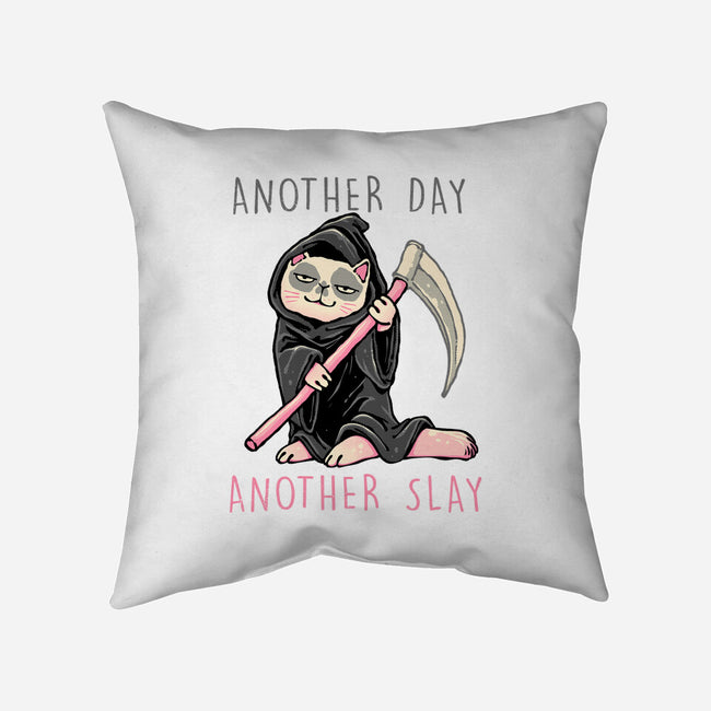 Another Day Another Slay-None-Removable Cover w Insert-Throw Pillow-glitchygorilla