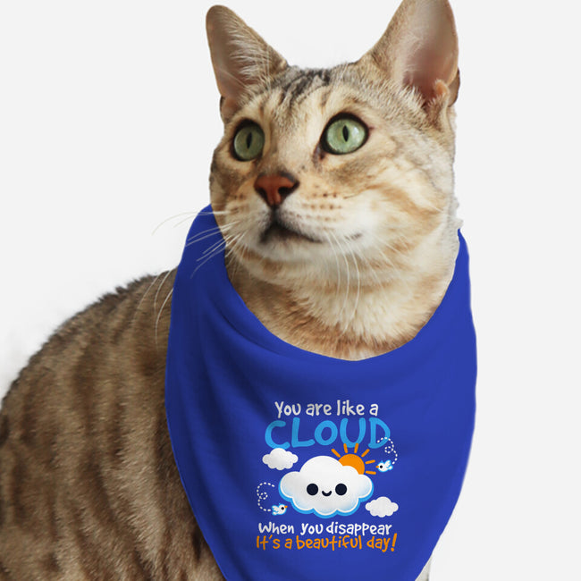 Like A Cloud-Cat-Bandana-Pet Collar-NemiMakeit