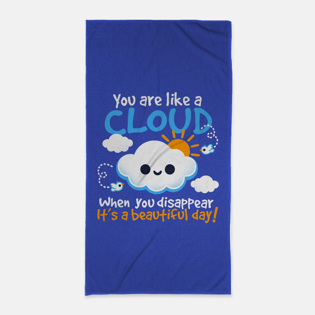 Like A Cloud-None-Beach-Towel-NemiMakeit