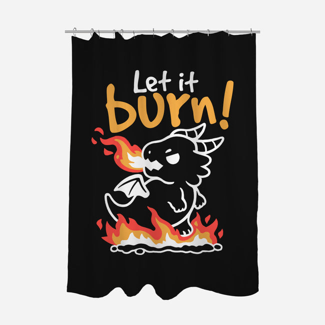 Let It Burn-None-Polyester-Shower Curtain-NemiMakeit