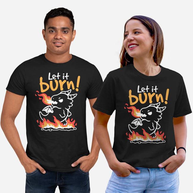 Let It Burn-Unisex-Basic-Tee-NemiMakeit