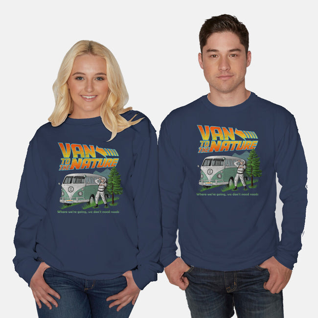 Van To The Nature-Unisex-Crew Neck-Sweatshirt-NMdesign