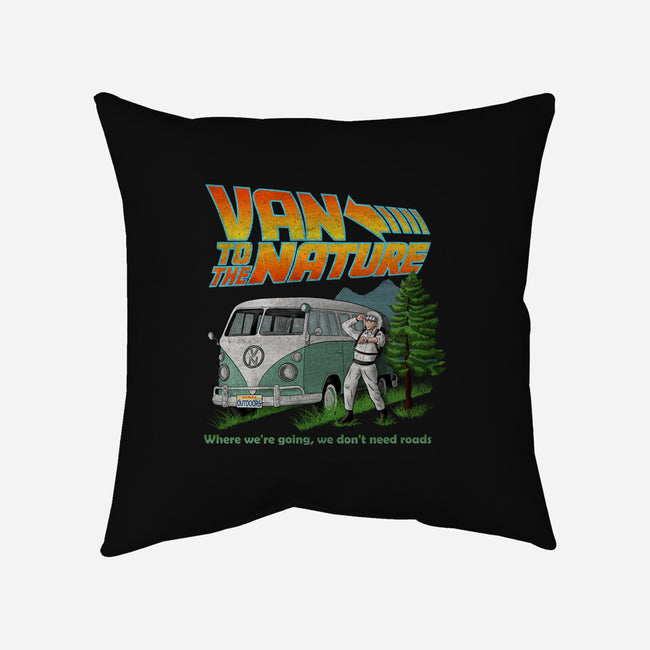 Van To The Nature-None-Non-Removable Cover w Insert-Throw Pillow-NMdesign