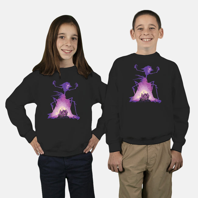 Evil Beldam-Youth-Crew Neck-Sweatshirt-dalethesk8er