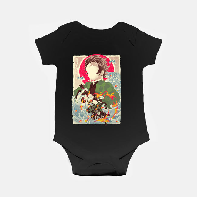 Great Wave Tanjiro-Baby-Basic-Onesie-hypertwenty