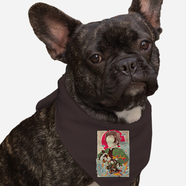 Great Wave Tanjiro-Dog-Bandana-Pet Collar-hypertwenty