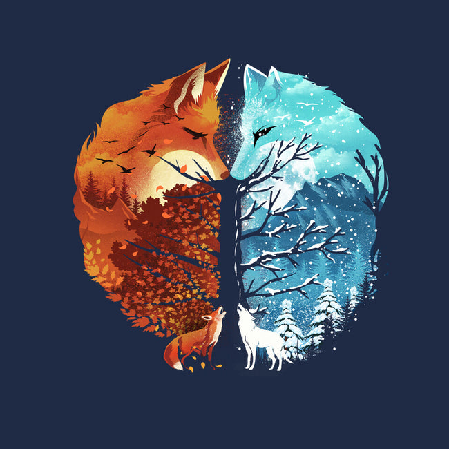 Fire And Ice-None-Fleece-Blanket-dandingeroz