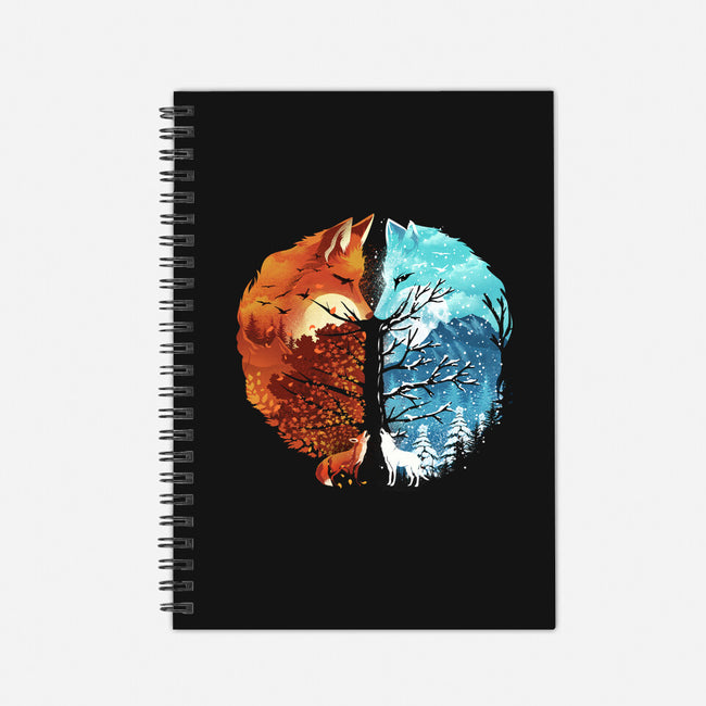 Fire And Ice-None-Dot Grid-Notebook-dandingeroz