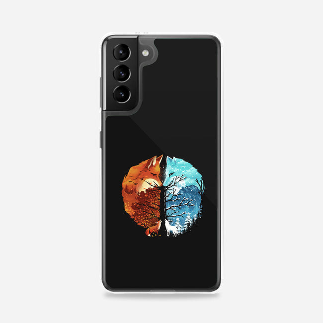 Fire And Ice-Samsung-Snap-Phone Case-dandingeroz