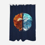 Fire And Ice-None-Polyester-Shower Curtain-dandingeroz