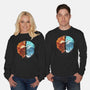 Fire And Ice-Unisex-Crew Neck-Sweatshirt-dandingeroz