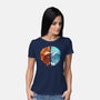 Fire And Ice-Womens-Basic-Tee-dandingeroz