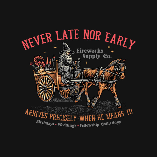 Never Late Nor Early-None-Drawstring-Bag-glitchygorilla