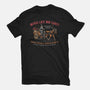 Never Late Nor Early-Mens-Heavyweight-Tee-glitchygorilla