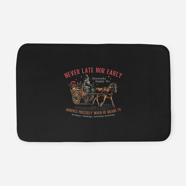 Never Late Nor Early-None-Memory Foam-Bath Mat-glitchygorilla