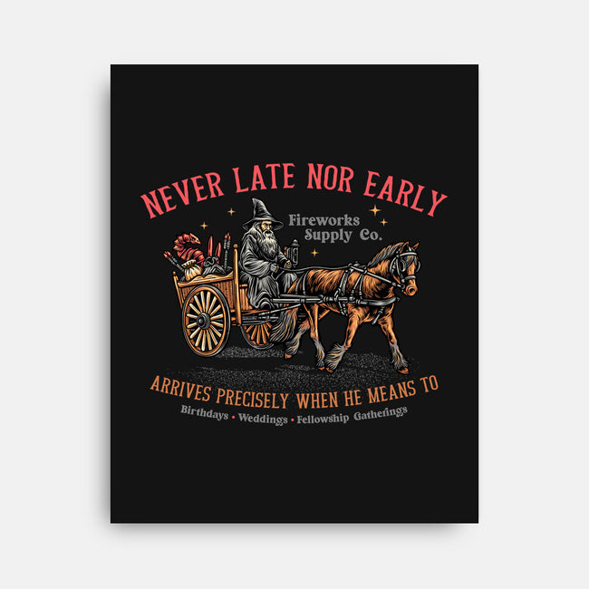 Never Late Nor Early-None-Stretched-Canvas-glitchygorilla