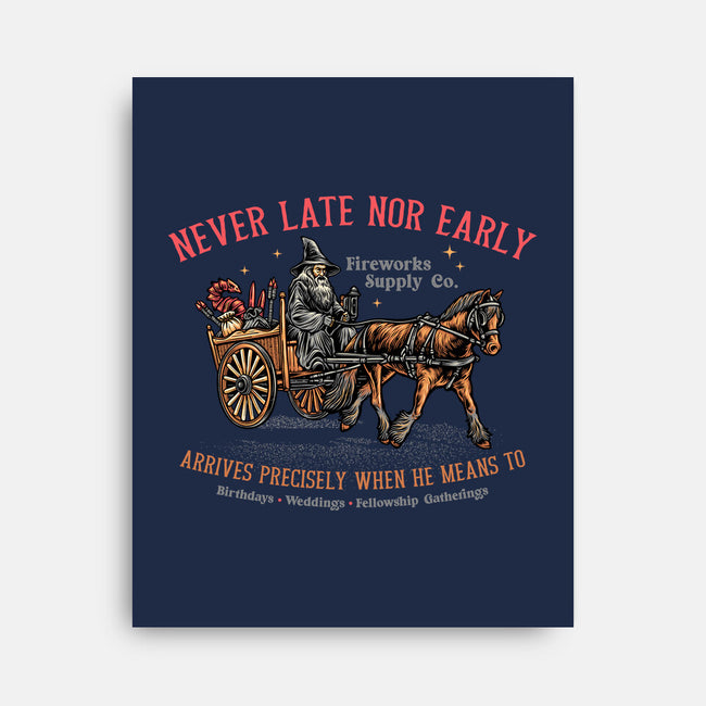 Never Late Nor Early-None-Stretched-Canvas-glitchygorilla