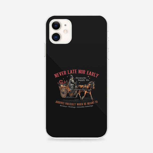 Never Late Nor Early-iPhone-Snap-Phone Case-glitchygorilla