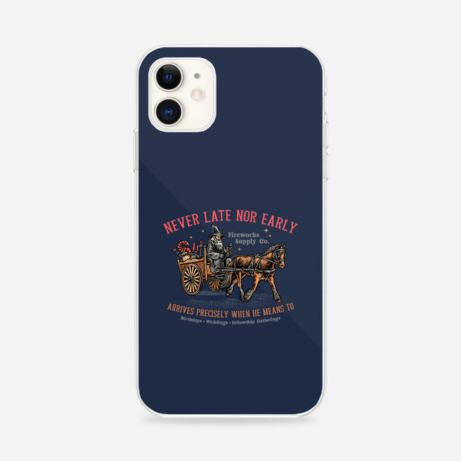 Never Late Nor Early-iPhone-Snap-Phone Case-glitchygorilla