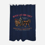 Never Late Nor Early-None-Polyester-Shower Curtain-glitchygorilla