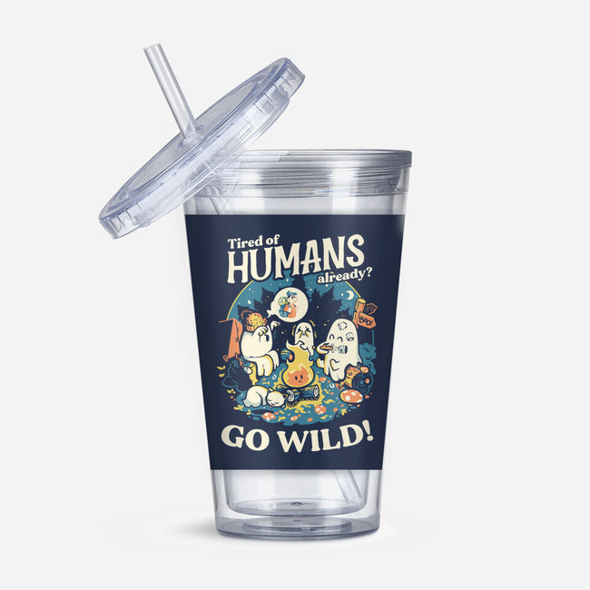 Tired Of Humans-None-Acrylic Tumbler-Drinkware-Heyra Vieira