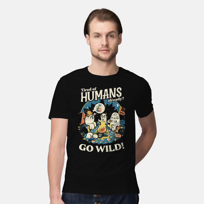 Tired Of Humans-Mens-Premium-Tee-Heyra Vieira