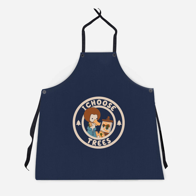 I Choose Trees-Unisex-Kitchen-Apron-naomori