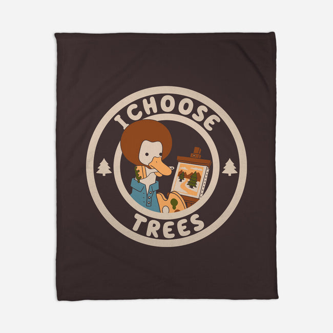 I Choose Trees-None-Fleece-Blanket-naomori
