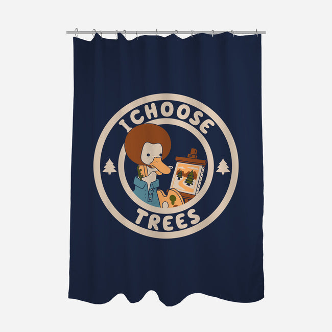 I Choose Trees-None-Polyester-Shower Curtain-naomori