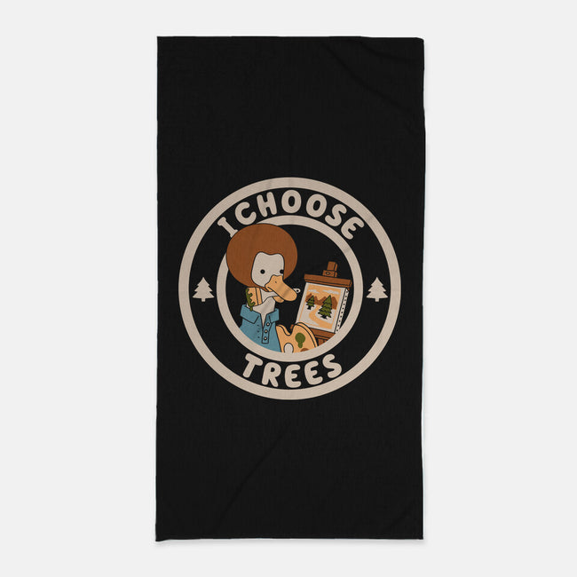 I Choose Trees-None-Beach-Towel-naomori