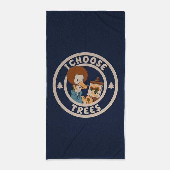 I Choose Trees-None-Beach-Towel-naomori