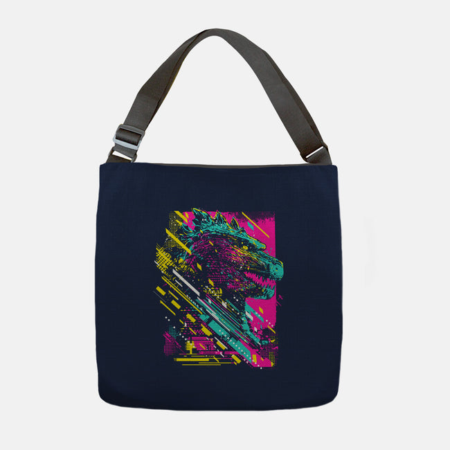 Synth Kaiju-None-Adjustable Tote-Bag-kharmazero