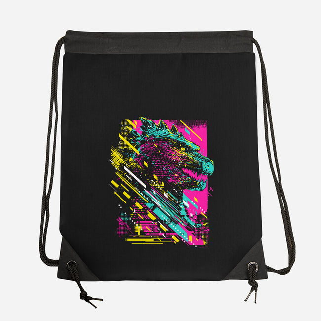 Synth Kaiju-None-Drawstring-Bag-kharmazero