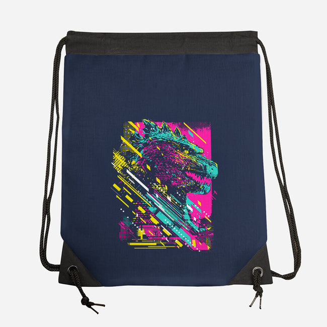 Synth Kaiju-None-Drawstring-Bag-kharmazero