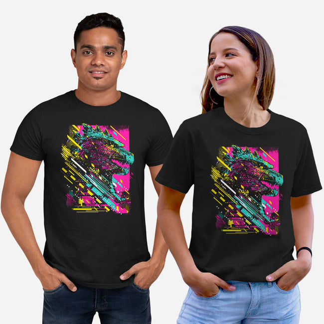 Synth Kaiju-Unisex-Basic-Tee-kharmazero