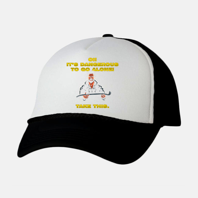 Oi Take This-Unisex-Trucker-Hat-AndreusD