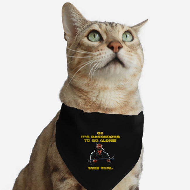 Oi Take This-Cat-Adjustable-Pet Collar-AndreusD